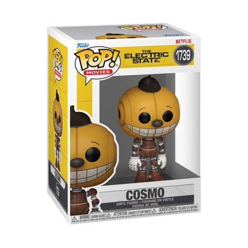 Cosmo Funko Pop! Movies The Electric State - Approx. 4" Collectible Vinyl Figure #1739 Bundled with Display Box Protector Case