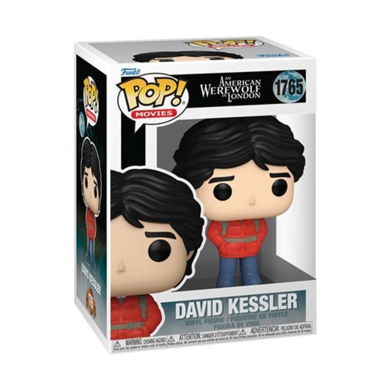 David Kessler Funko Pop! Movies An American Werewolf in London - Approx. 3 3/4" Collectible Vinyl Figure #1765 Bundled with Display Box Protector Case