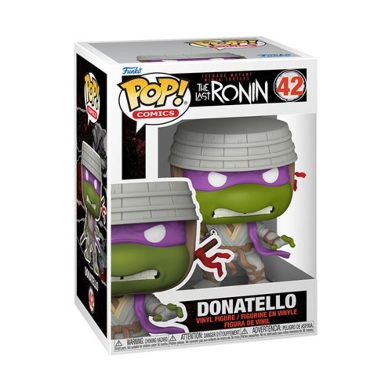 Donatello Funko Pop! Comics Teenage Mutant Ninja Turtles: The Last Ronin - Approx. 3 3/4" Collectible Vinyl Figure #42 Bundled with Display Box Protector Case