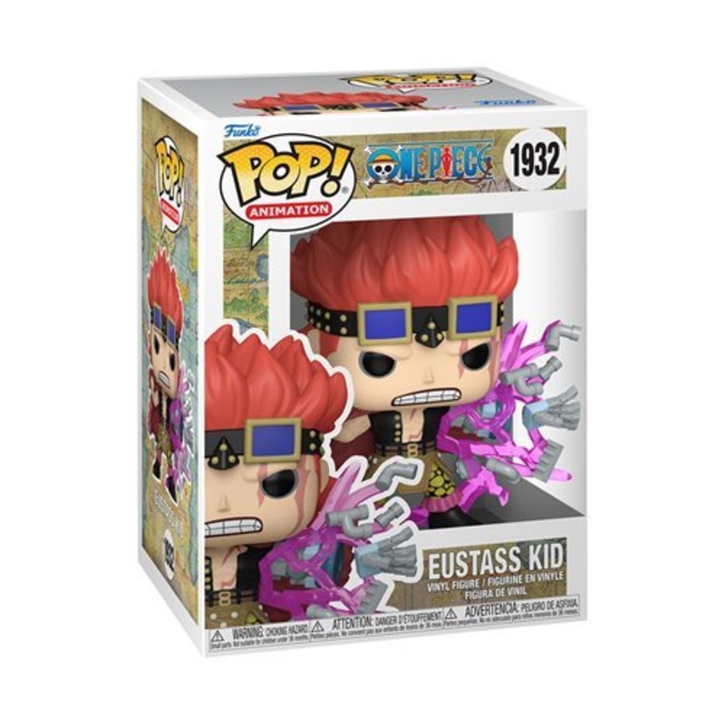 Eustass Kid Funko Pop! Animation One Piece - Approx. 4 1/2" Collectible Vinyl Figure #1932 Bundled with Display Box Protector Case