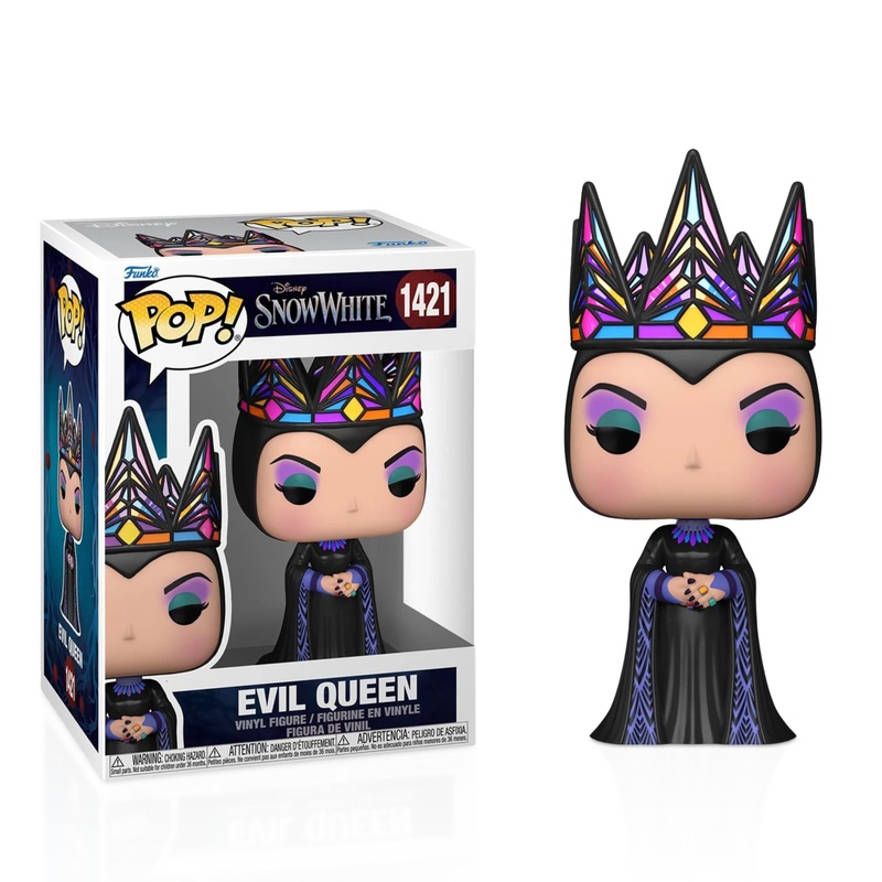 Evil Queen Hands Crossed Funko Pop! Disney Snow White Live Action - Approx. 5" Collectible Vinyl Figure #1421 Bundled with Display Box Protector Case