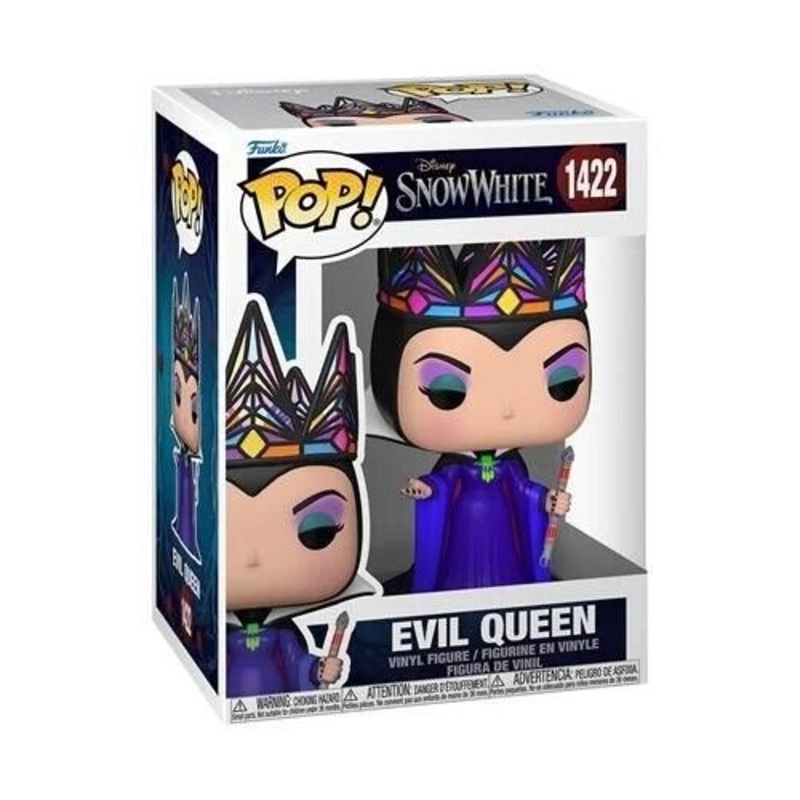 Evil Queen with Wand Funko Pop! Disney Snow White Live Action - Approx. 5" Collectible Vinyl Figure #1422 Bundled with Display Box Protector Case