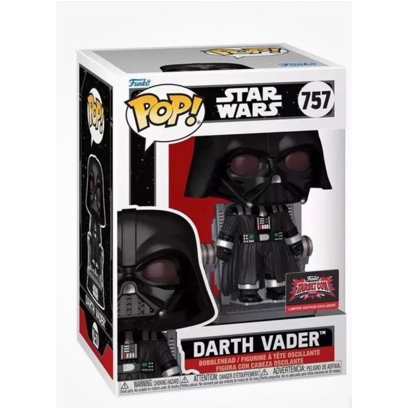 Funko Pop Star Wars Darth Vader TargetCon Exclusive w/ Protector In Hand
