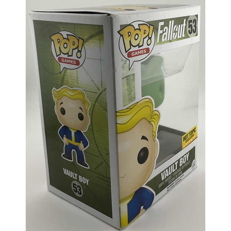 Funko Pop! Vinyl: Fallout - Vault Boy #53 - (Glow , Green) - Hot Topic Exclusive