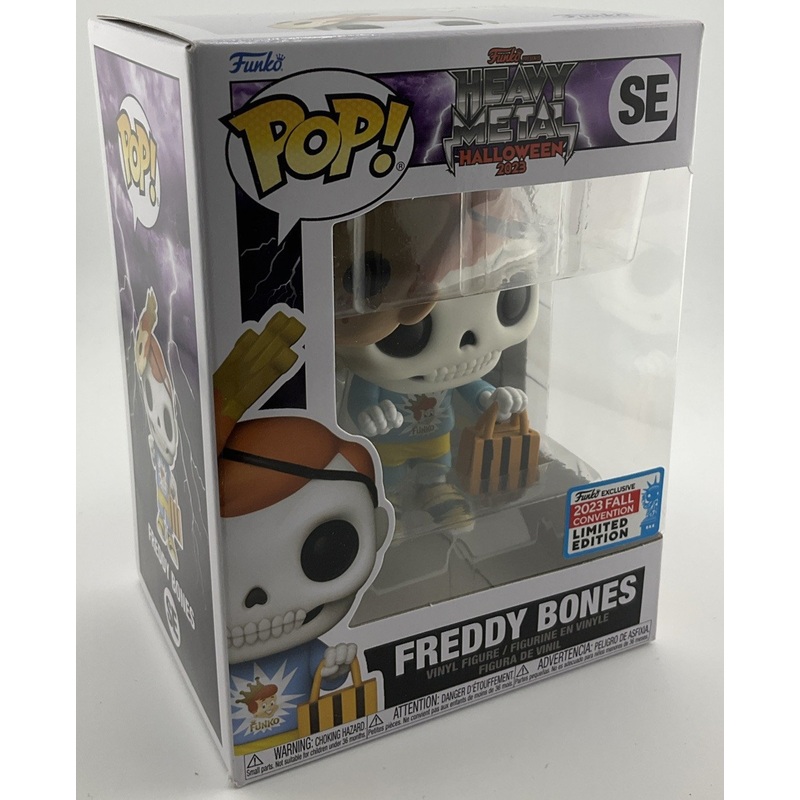 Funko Pop! Vinyl: Funko - Freddy Bones SE - Heavy Metal Halloween 2023 - (NYCC) New York Comic Con 2023 Limited Edition