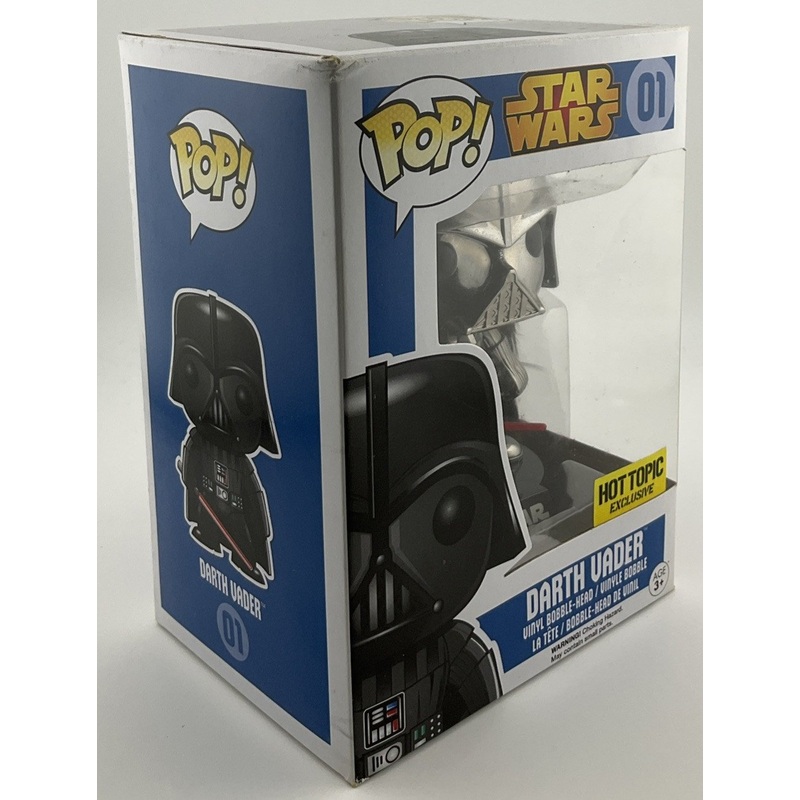 Funko Pop! Vinyl: Star Wars - Darth Vader - (Metallic, Chrome) - Hot Topic...