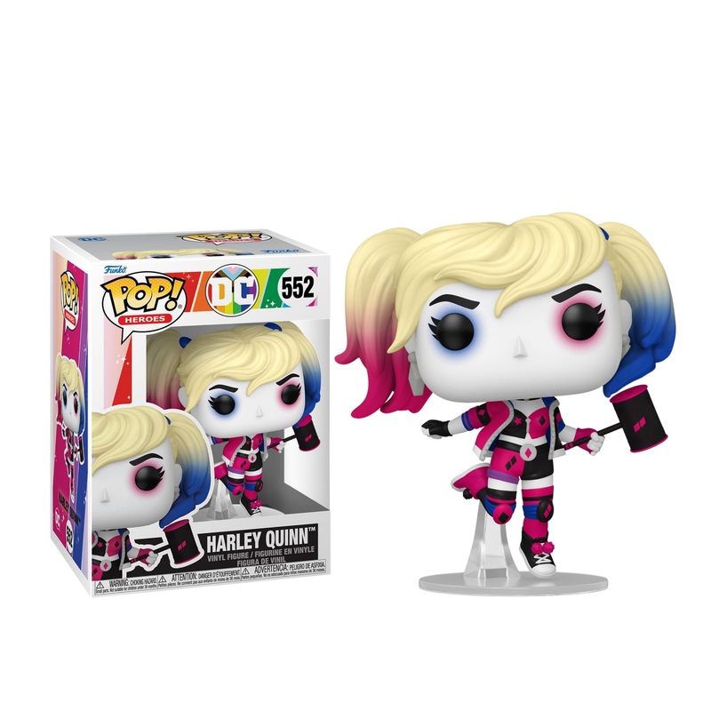 Harley Quinn Funko Pop! Heroes DC Comics Pride 2025 - Approx. 4" Collectible Vinyl Figure #552 Bundled with Display Box Protector Case