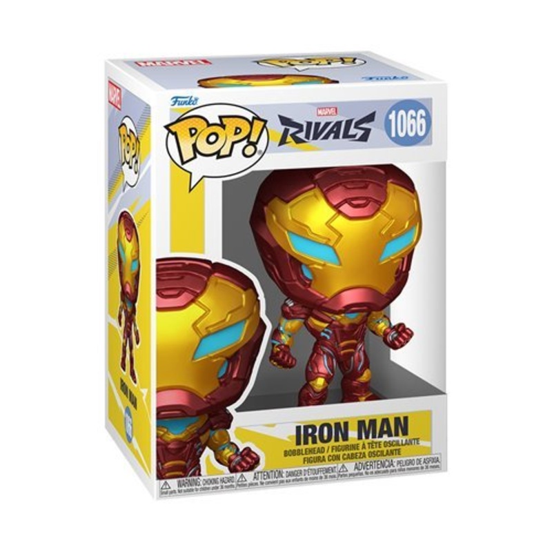 Iron Man Super Funko Pop! Marvel Rivals - Approx. 3 3/4" Collectible Vinyl Figure #1066 Bundled with Display Box Protector Case