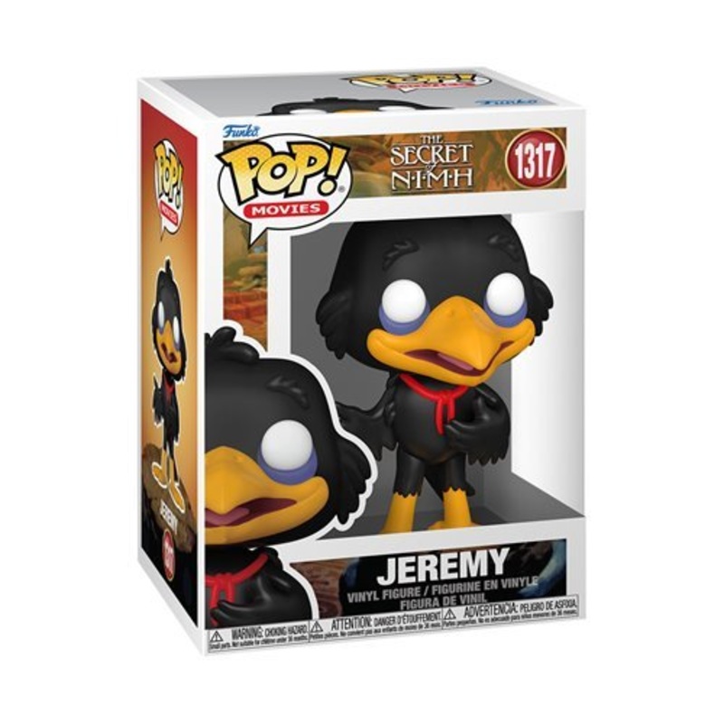 Jeremy Funko Pop! Movies The Secret of NIMH - Approx. 4 1/2" Collectible Vinyl Figure #1317 Bundled with Display Box Protector Case