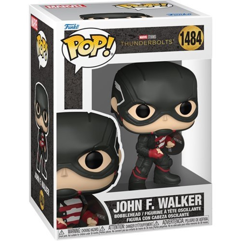 John F. Walker Funko Pop! Marvel Studios Thunderbolts - Approx. 3 3/4" Collectible Vinyl Figure #1484 Bundled with Display Box Protector Case
