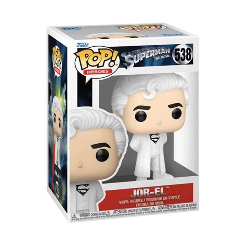 Jor-EL Funko Pop! Heroes Superman 1978 The Movie - Approx. 3 3/4" Collectible Vinyl Figure #538 Bundled with Display Box Protector Case