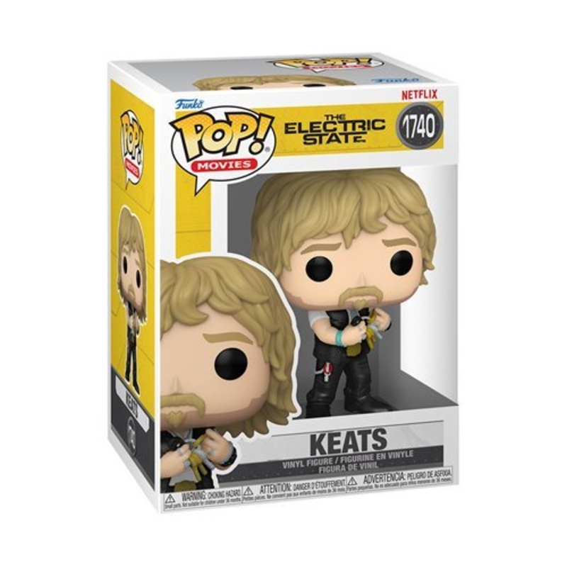 Keats Funko Pop! Movies The Electric State - Approx. 3 3/4" Collectible Vinyl Figure #1740 Bundled with Display Box Protector Case