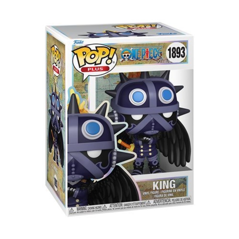 King Funko Pop! Plus One Piece - Approx. 4 3/4" Collectible Vinyl Figure #1893Bundled with Display Box Protector Case