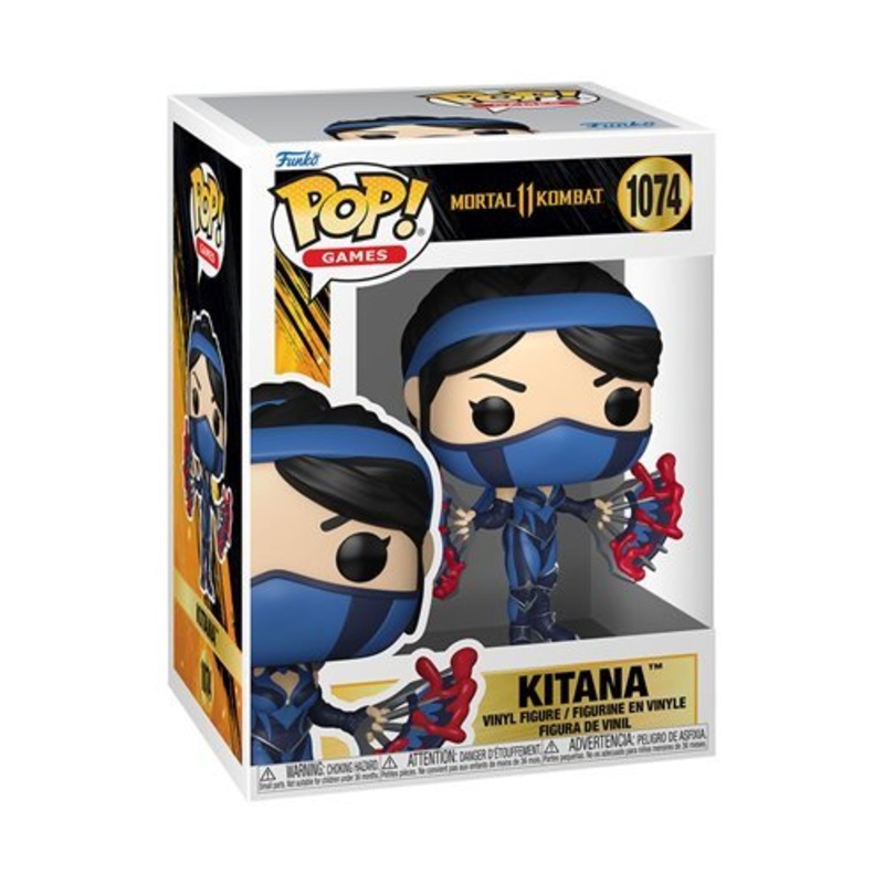 Kitana Funko Pop! Games Mortal Kombat 11 Fatality - Approx. 4" Collectible Vinyl Figure #1074 Bundled with Display Box Protector Case