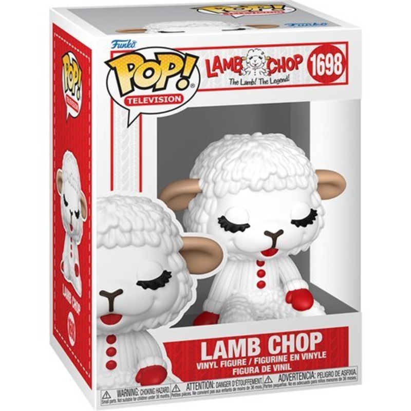 Lamb Chop Funko Pop! Television Lamb Chomp The Lamb! The Legend! - Approx. 3 3/4" Collectible Vinyl Figure #1698 Bundled with Display Box Protector Case