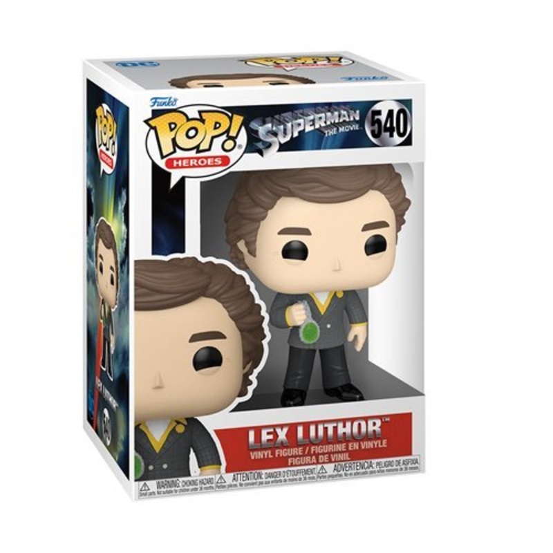 Lex Luther Funko Pop! Heroes Superman 1978 The Movie - Approx. 4" Collectible Vinyl Figure #540 Bundled with Display Box Protector Case