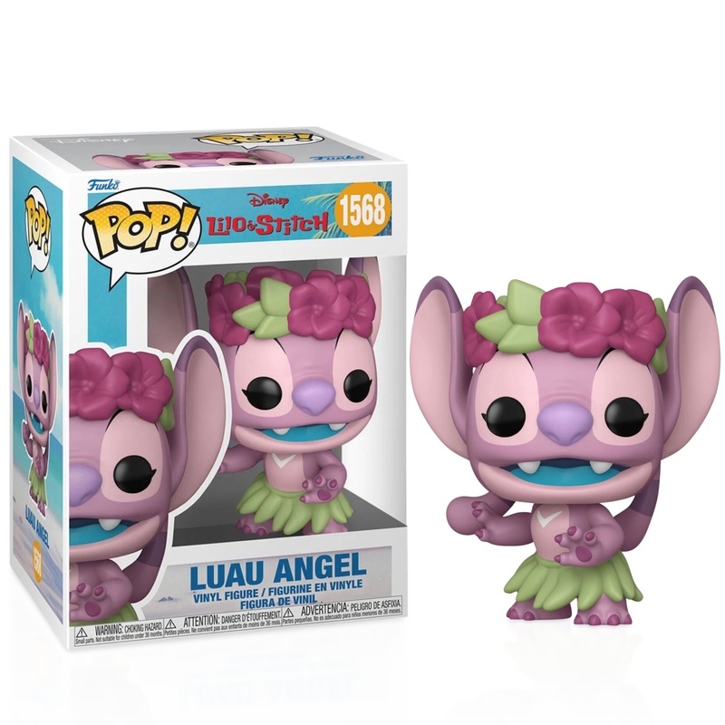 Luau Angel Funko Pop! Disney Lilo and Stitch - Approx. 3 3/4" Collectible Vinyl Figure #1568 Bundled with Display Box Protector Case