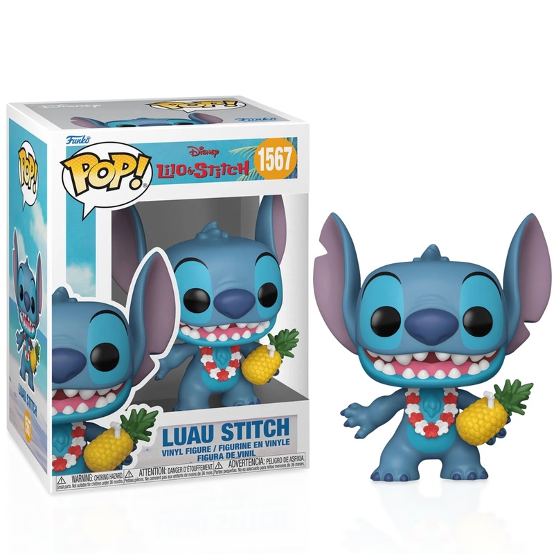 Luau Stitch Funko Pop! Disney Lilo and Stitch - Approx. 3 3/4" Collectible Vinyl Figure #1567 Bundled with Display Box Protector Case