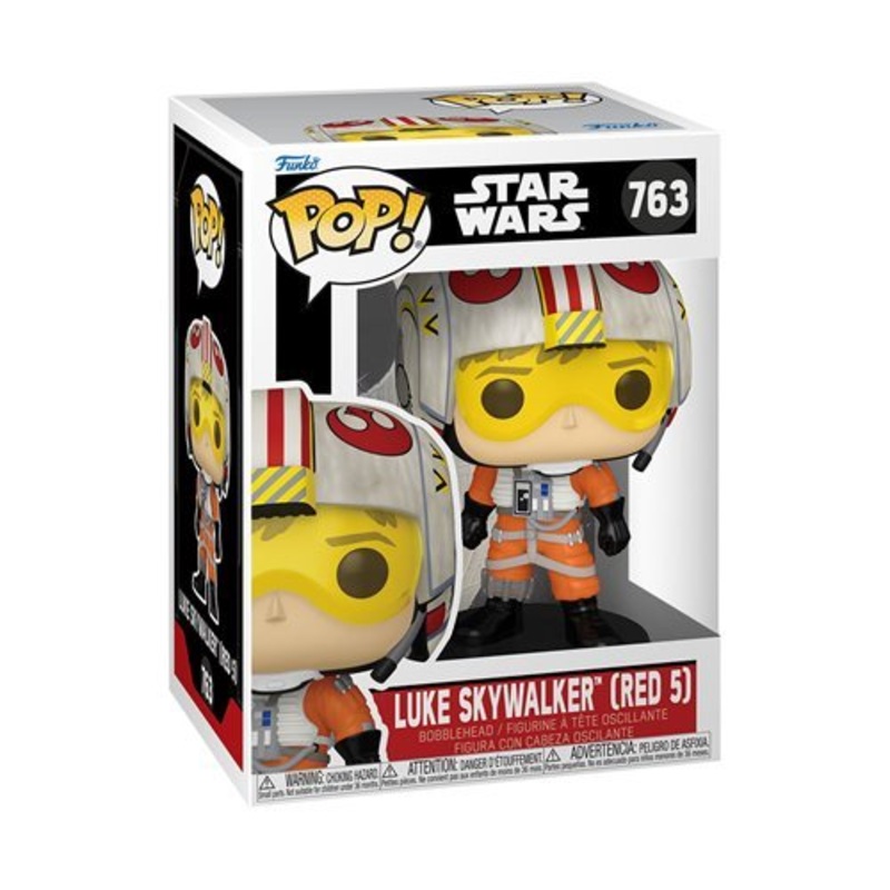 Luke Skywalker (Red 5) Funko Pop! Star Wars - Approx. 3 3/4" Collectible Bobblehead Figure #766 Bundled with Display Box Protector Case