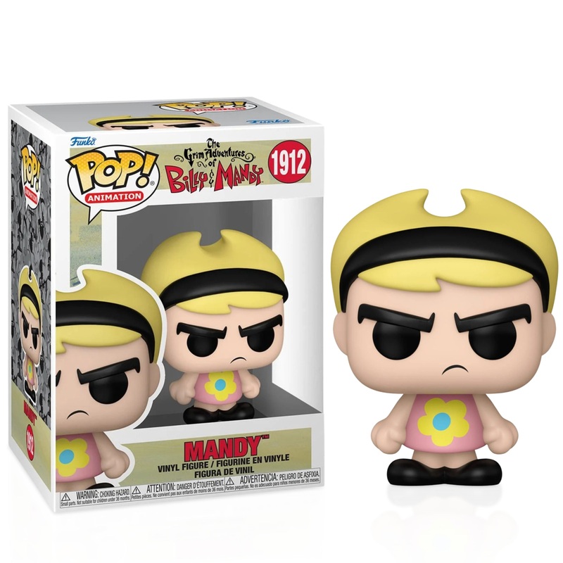 Mandy Funko Pop! Animations The Grim Adventures of Billy and Mandy - Approx. 3 3/4" Collectible Vinyl Figure #1912 Bundled with Display Box Protector Case