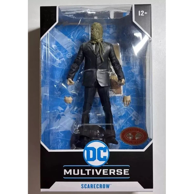 McFarlane DC Multiverse Batman Begins 7 Scarecrow Action Figure Red Platinum