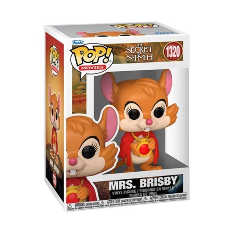 Mrs. Brisby Funko Pop! Movies The Secret of NIMH - Approx. 3 3/4" Collectible Vinyl Figure #1320 Bundled with Display Box Protector Case