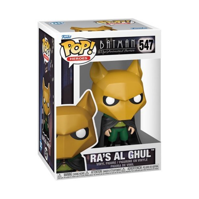 Ra's Al Ghul Funko Pop! Heroes Batman: The Animated Series - Approx. 3 3/4" Collectible Vinyl Figure #547 Bundled with Display Box Protector Case