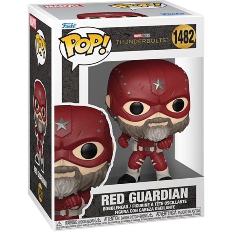 Red Guardian Funko Pop! Marvel Studios Thunderbolts - Approx. 3 3/4" Collectible Vinyl Figure #1482 Bundled with Display Box Protector Case