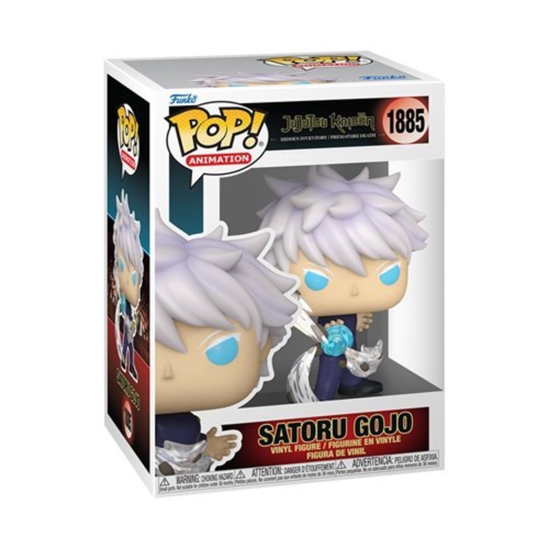 Satoru Gojo (Cursed Technique Lapse: Blue) Funko Pop! Animation Jujutsu Kaisen - Approx. 4 1/2" Collectible Vinyl Figure #1887 with Display Box Protector Case