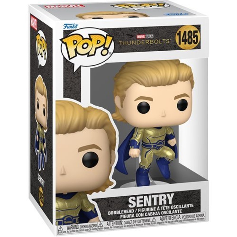 Sentry Funko Pop! Marvel Studios Thunderbolts - Approx. 3 3/4" Collectible Vinyl Figure #1485 Bundled with Display Box Protector Case