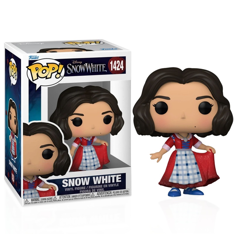 Snow White (Plaid) Funko Pop! Disney Snow White Live Action - Approx. 4" Collectible Vinyl Figure #1424 Bundled with Display Box Protector Case