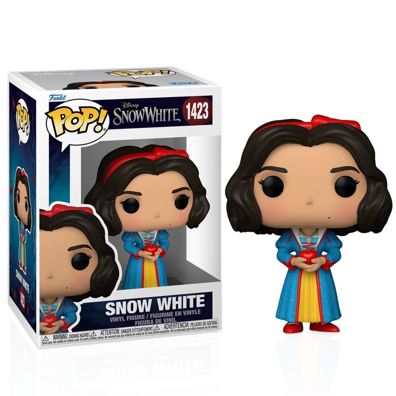 Snow White with Apple Funko Pop! Disney Snow White Live Action - Approx. 4" Collectible Vinyl Figure #1423 Bundled with Display Box Protector Case