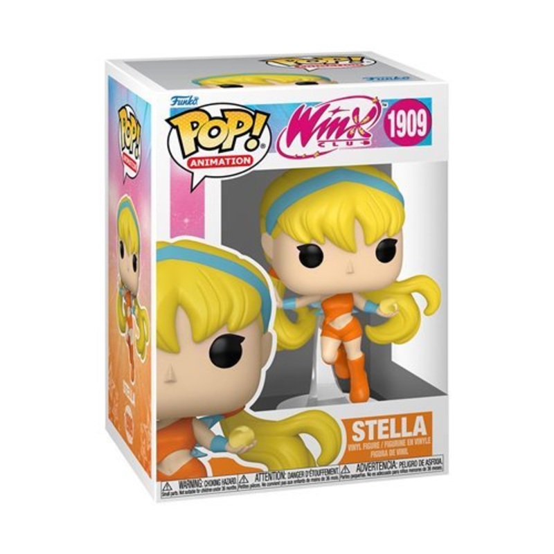 Stella Funko Pop! Animation Winx Club - Approx. 4 3/4" Collectible Vinyl Figure #1909 with Display Box Protector Case