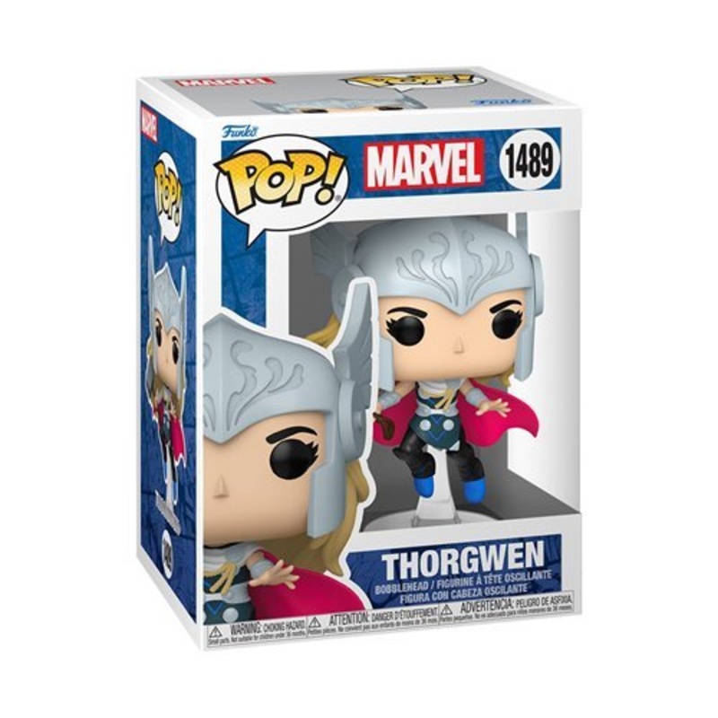 Thorgwen Funko Pop! Spider-Gwen: Gwenverse - Approx. 3 3/4" Collectible Vinyl Figure #1489 Bundled with Display Box Protector Case