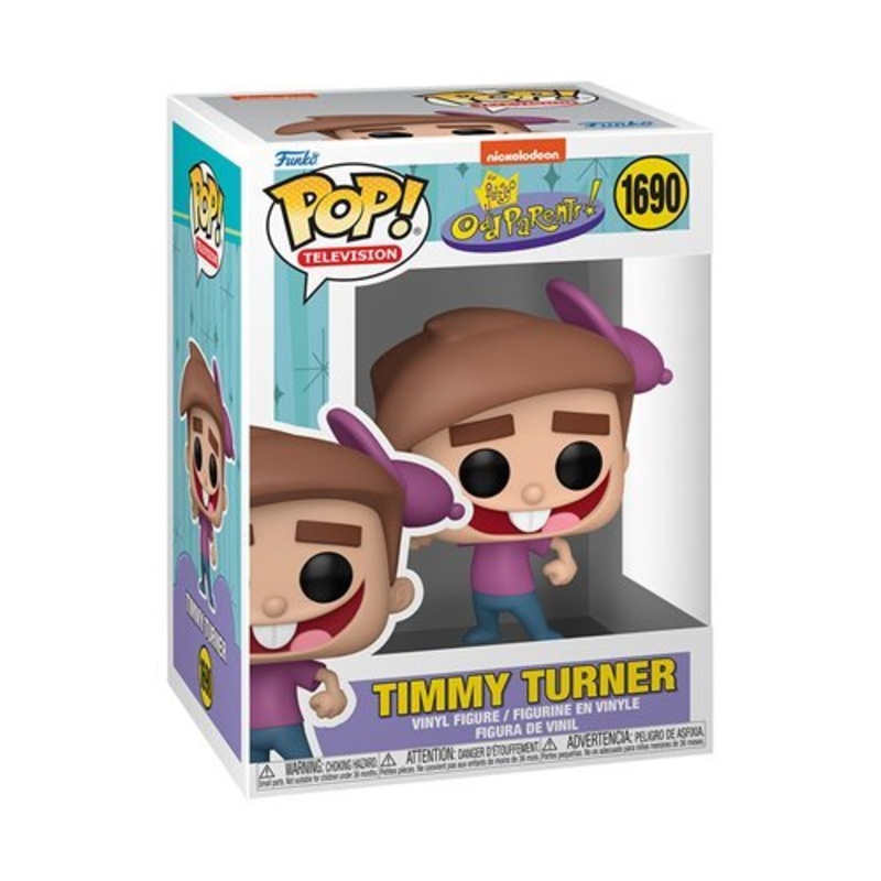 Timmy Turner Funko Pop! Television The Fairly Odd Parents - Approx. 3 1/2" Collectible Vinyl Figure #1690 Bundled with Display Box Protector Case