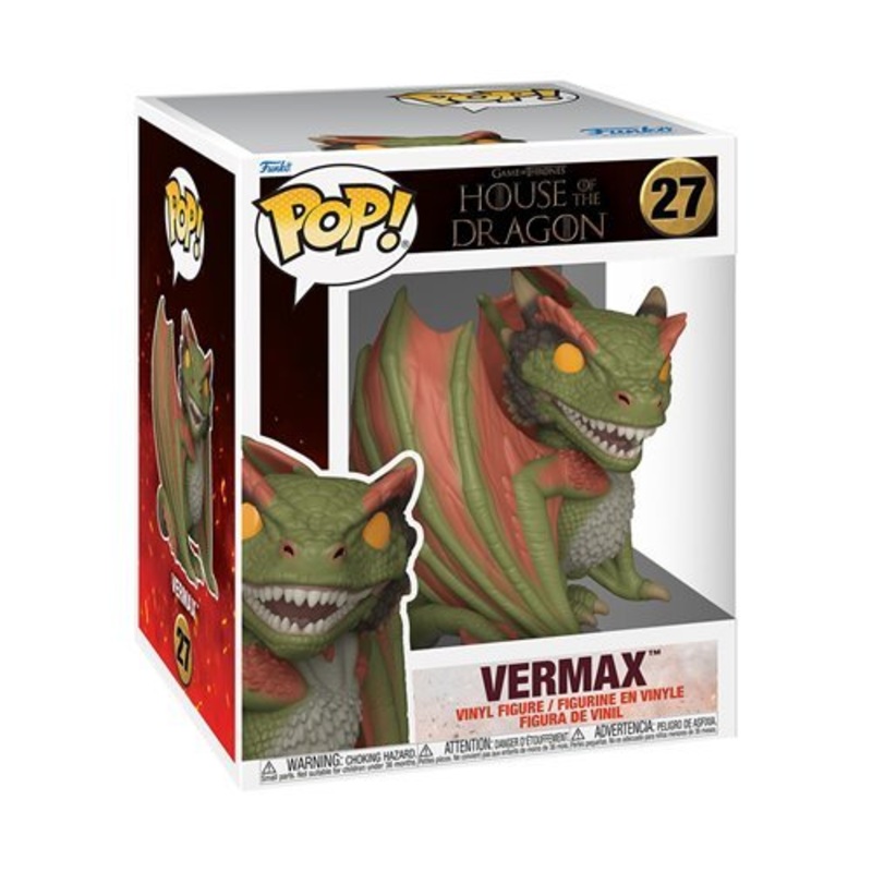 Vermax #27 Funko Pop! Game of Thrones House of the Dragon - Approx. 5 1/4" Collectible Vinyl Figure