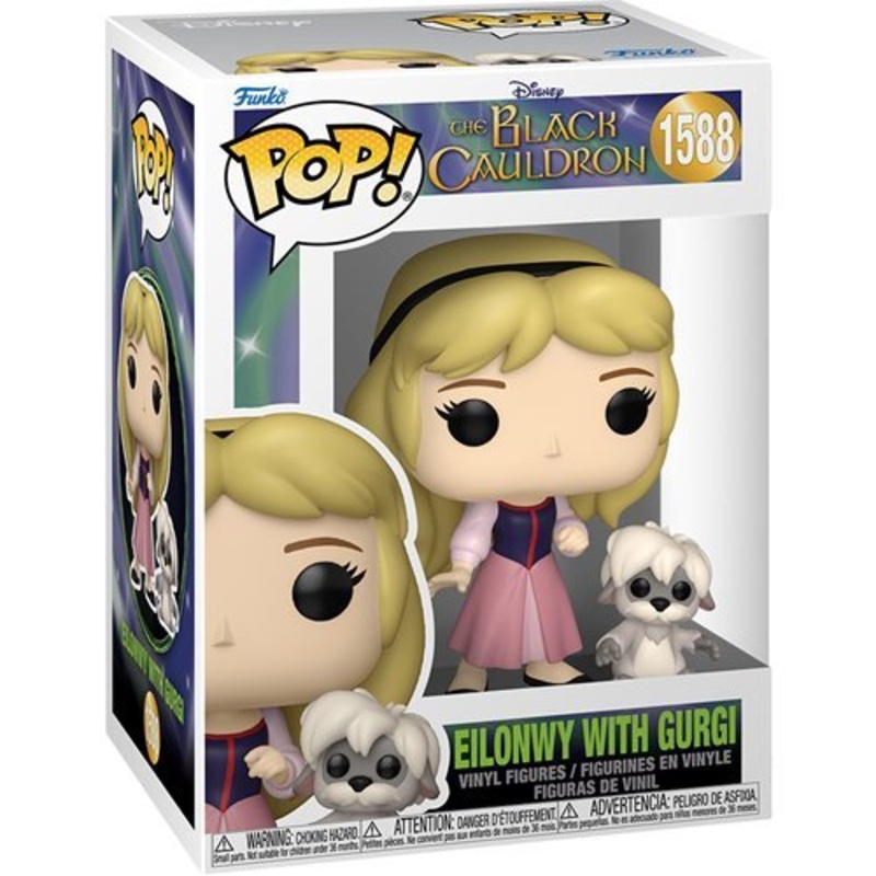 Eilonwy with Gurgi Funko Pop! Disney The Black Cauldron - Approx. 3 3/4" Collectible Vinyl Figure #1588 Bundled with Display Box Protector Case