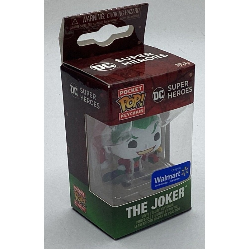 Funko Pocket Pop DC Super Heros The Joker Keychain New In Box