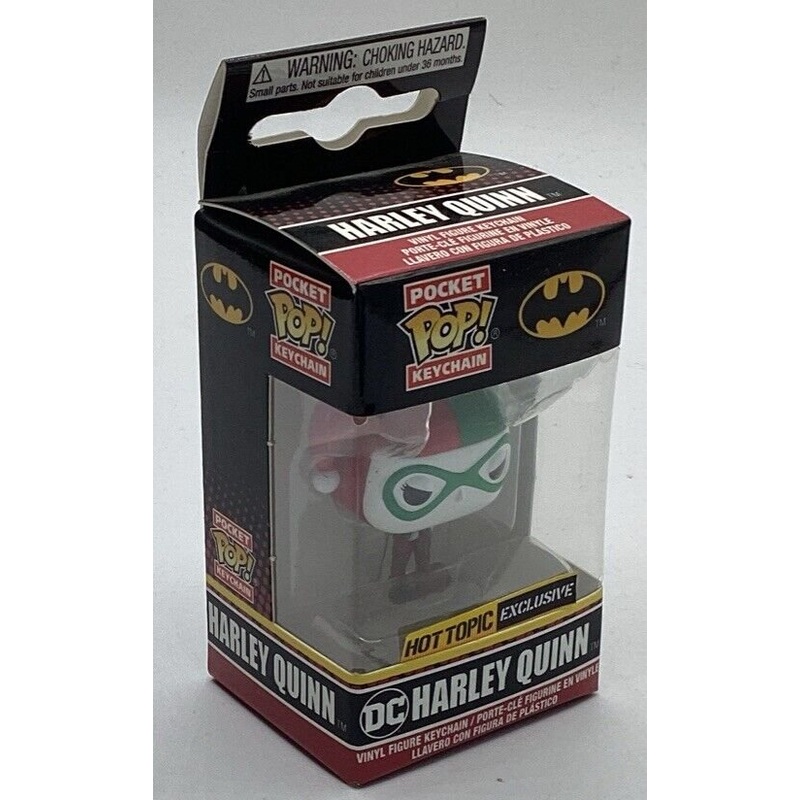 Funko Pocket POP! Heroes DC Comics Batman Harley Quinn Holiday Keychain