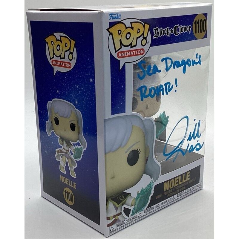 Funko Pop! Vinyl: Black Clover - Noelle #1100 SIGNED BY Jill Harris