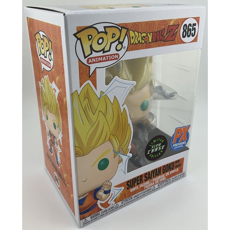 Funko Pop! Vinyl: Dragon Ball - Goku (Chase) (Glows in the Dark) - Diamond...