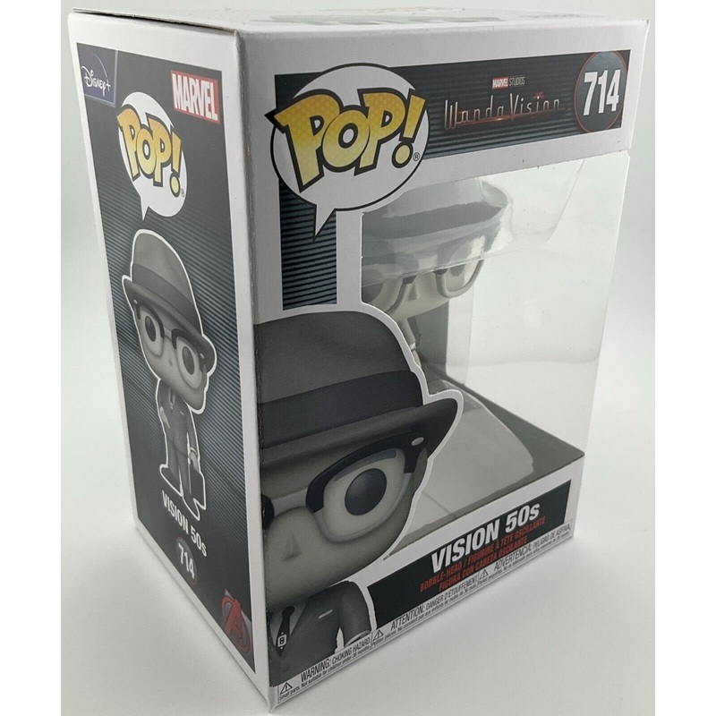 Funko Pop! Vinyl: Marvel - 50's Vision (Black & White) #714