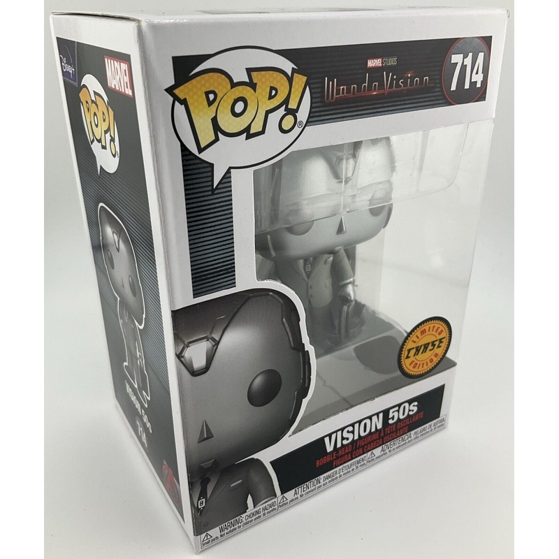 Funko Pop! Vinyl: Marvel - 50's Vision (Chase) (Black & White) #714