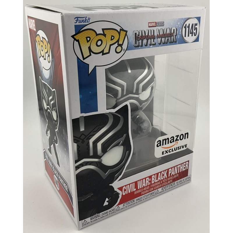 Funko Pop! Vinyl: Marvel - Civil War: Black Panther - Amazon (Exclusive) #1145
