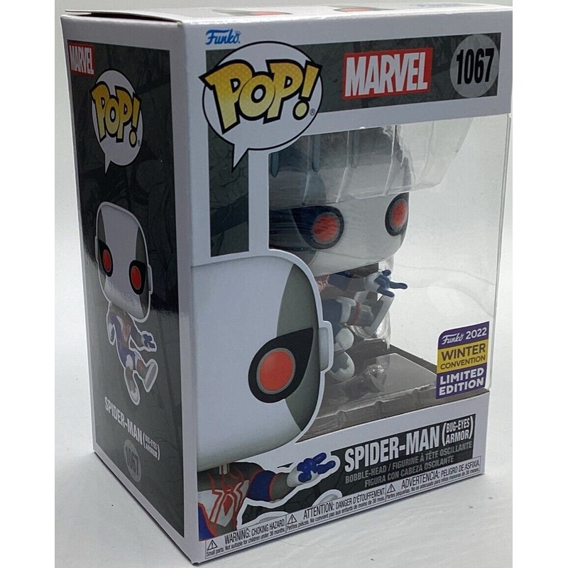 Funko Pop! Vinyl: Marvel - Spider-Man (Bug-Eyes Armor) #1067 - 2022 Winter Convention Limited Edition