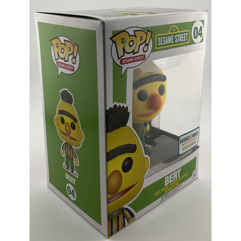 Funko Pop! Vinyl: Sesame Street - Bert #04 - (Flocked) - Barnes and Noble Booksellers Exclusive