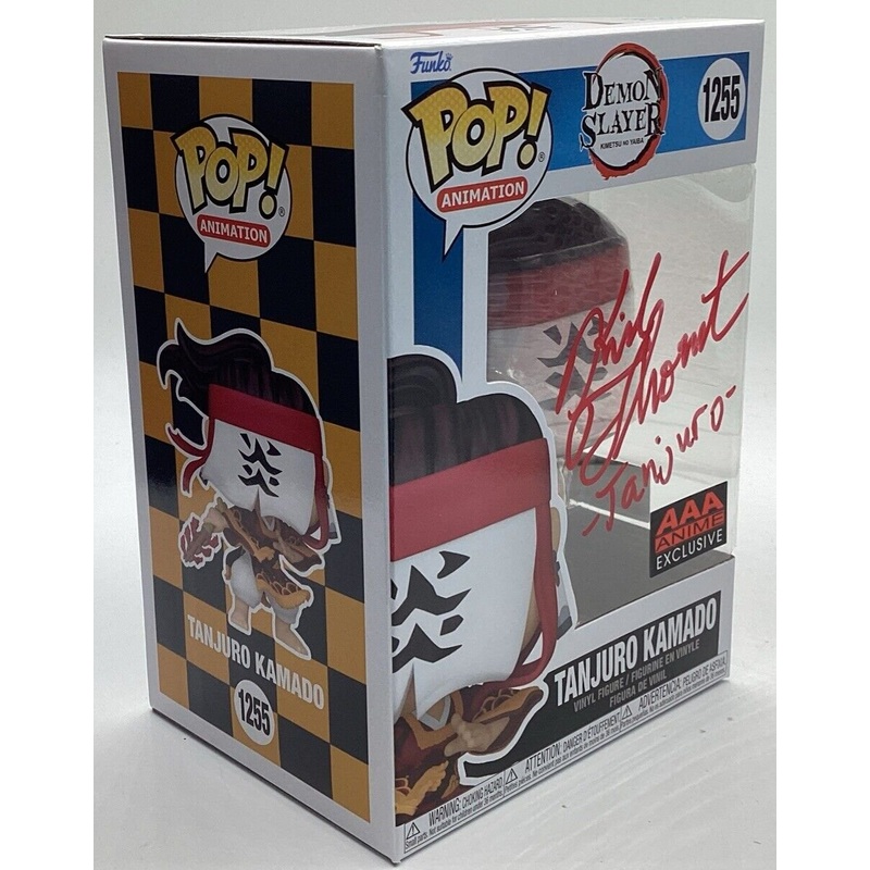 Funko Pop! Vinyl: Tanjuro Kamado #1255 - Signed By Kirk Thornton
