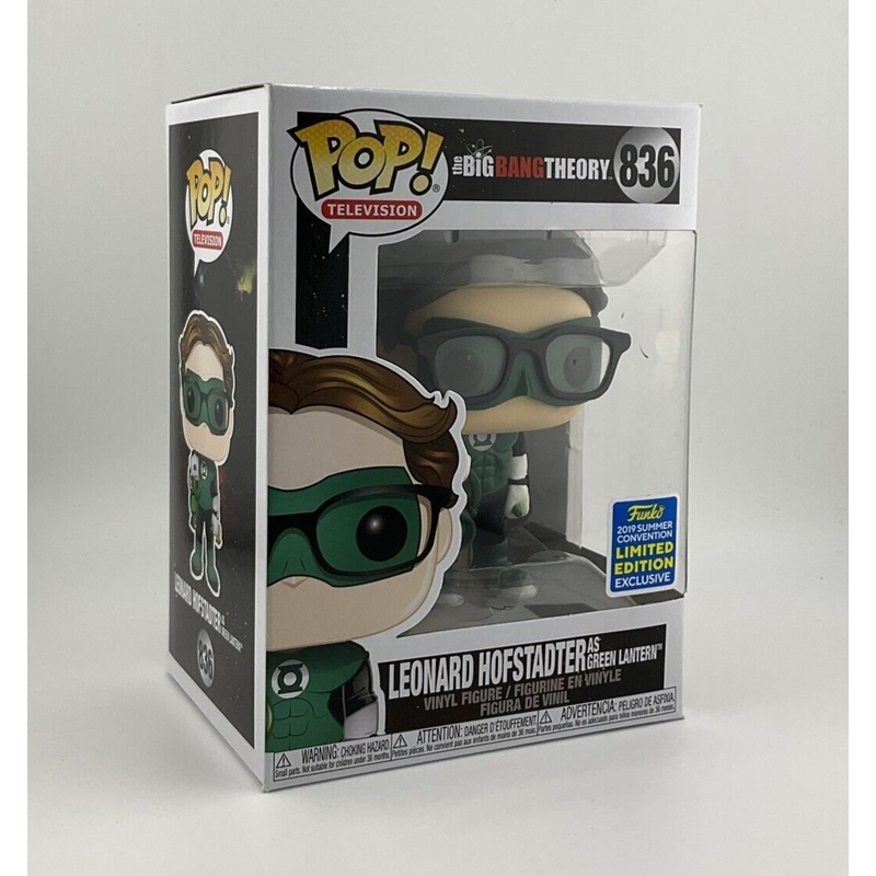 Funko Pop! Vinyl: The Big Bang Theory - Leonard Hofstadter as Green Lantern -...