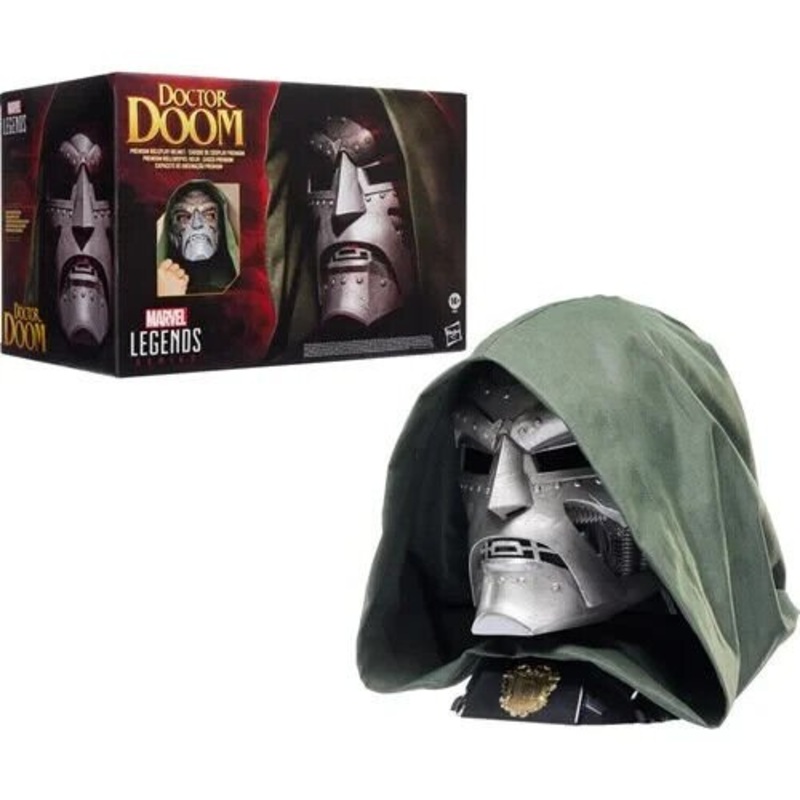 Marvel Legends Series Doctor Doom Premium Roleplay Helmet Replica by Hasbro