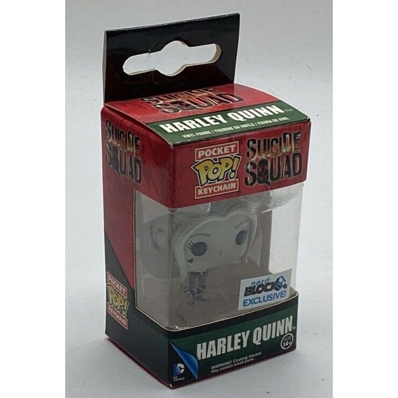 NEW Harley Quinn FUNKO POCKET POP Keychain NERD BLOCK Suicide Squad